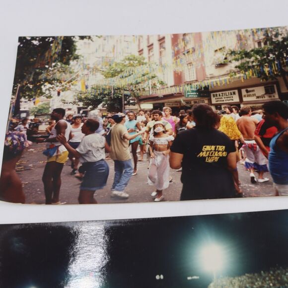 Vintage Photographs Vacation Brazil Flower Festival Crowds Parade Lot of 7 - Picture 8 of 11